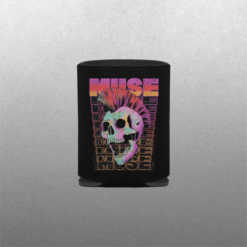 muse mohawkskullkoozie