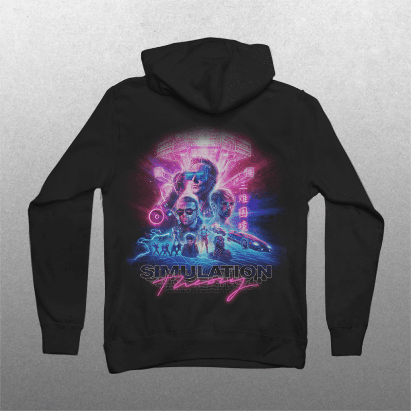 muse stackedlogosimulationtheoryhoodie